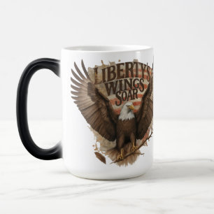 Mug Magic Les ailes de la liberté s'envolent la conception d