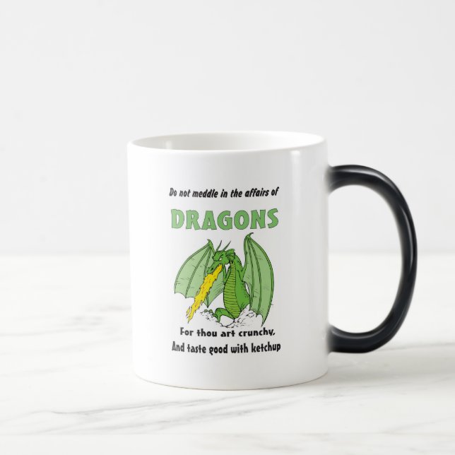Mug Magic Les dragons ne se mêlent pas dans leurs affaires (Droite)