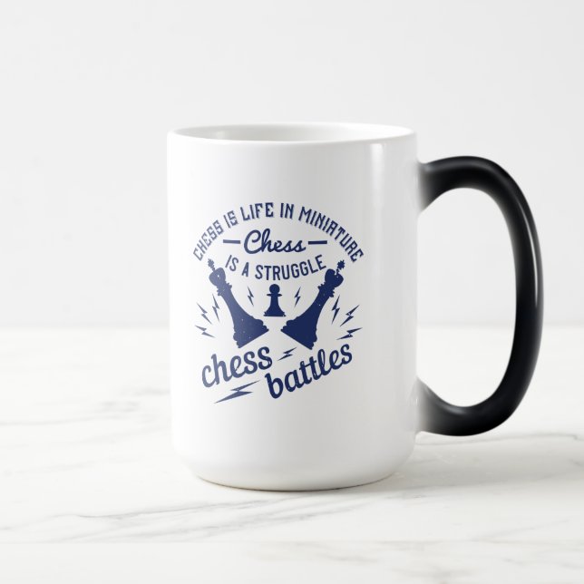 Mug Magic Les Échecs, La Vie En Miniature (Droite)