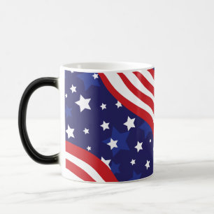 Mug Magic Les étoiles et les bandes flottent
