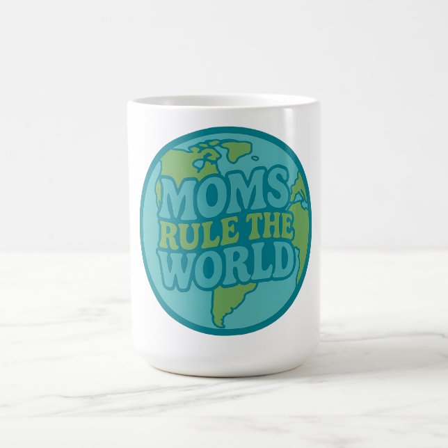 Mug Magic Les mamans règnent sur le monde Groovy Globe (Centre)