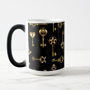Mug Magic Les Patters de Seamless avec Golden Keys