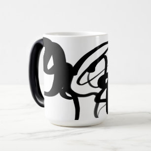 Mug Magic Les Plongeurs : Noir et Blanc Abstrait