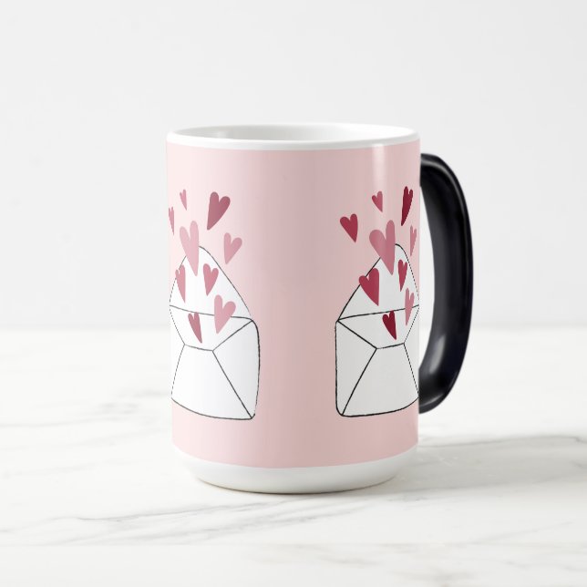 Mug Magic Lettre d'amour (Devant droit)