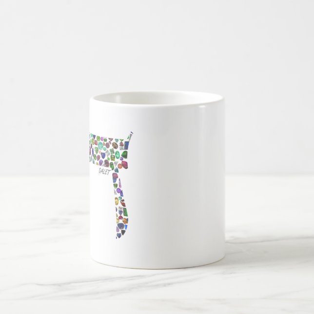 Mug Magic LETTRE HÉBRAÏQUE DalET (Centre)