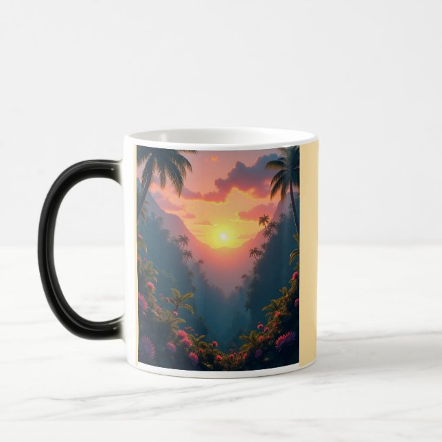 Mug Magic Lever de soleil tropical (Gauche)