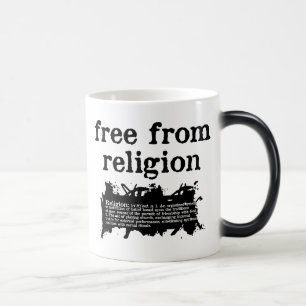 Mug Magic Libre de la boue qui change la chaleur religieuse