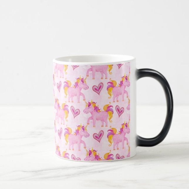 Mug Magic Licornes d'aquarelle (Droite)