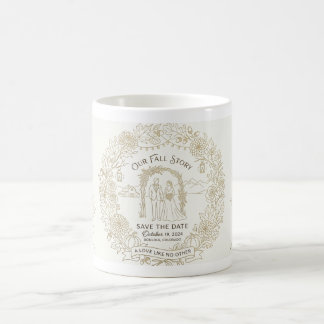 Mug Magic Ligne artistique de mariage automnal rustique | Mu