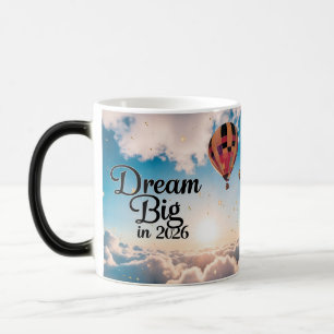Mug Magic Livre Ouvert Cosmique "Rêve Grand 2026"