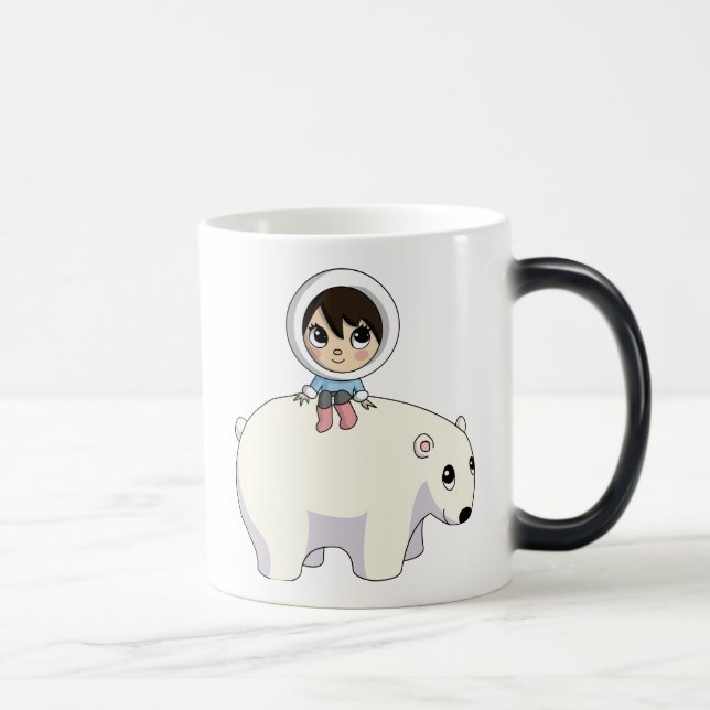 Mug Magic Lizzy et givrer l'ours blanc (Droite)