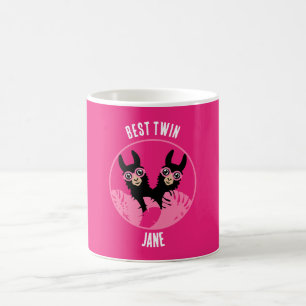 Mug Magic Llama Alpaca Twin Girl