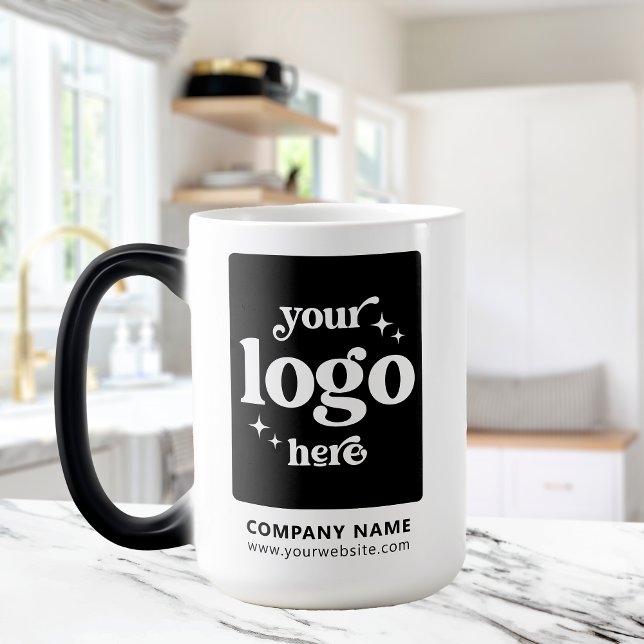 Mug Magic Logo de l'entreprise Cadeau de l'employé personnal (Créateur téléchargé)