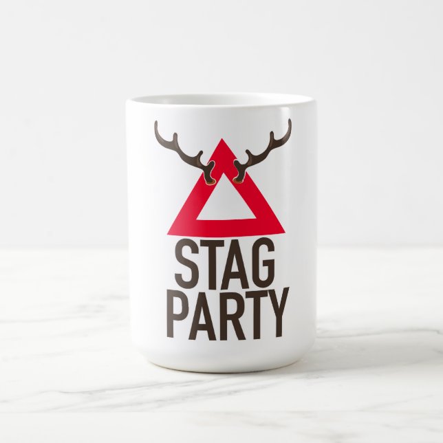Mug Magic Logo d'enterrement de vie de garçon (Centre)
