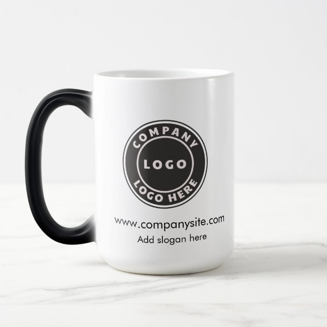 Mug Magic Logo d'entreprise et personnel de Slogan Custom Co (Gauche)