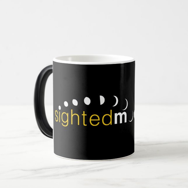 Mug Magic Logo Lune vue point com (Devant gauche)