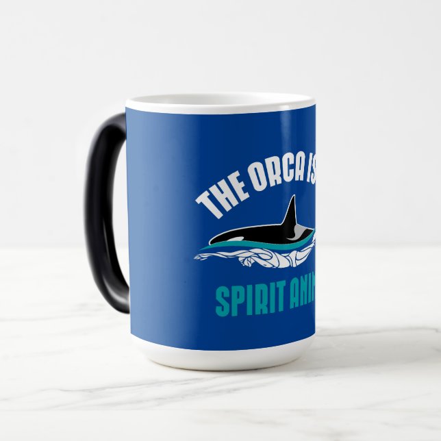 Mug Magic L'Orca est mon animal d'esprit (Devant gauche)