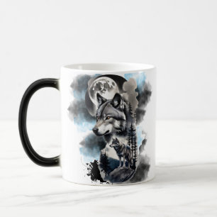 Mug Magic Loups de lune noire