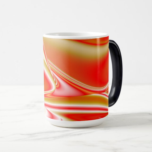Mug Magic Love and Gold Abstrait 3D Rainbowart (Devant droit)