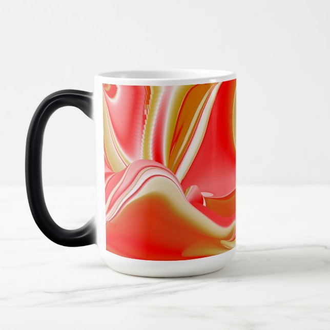 Mug Magic Love and Gold Abstrait 3D Rainbowart (Gauche)