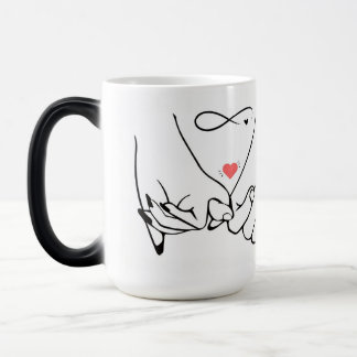 Mug Magic Love forever – pinky promise line art