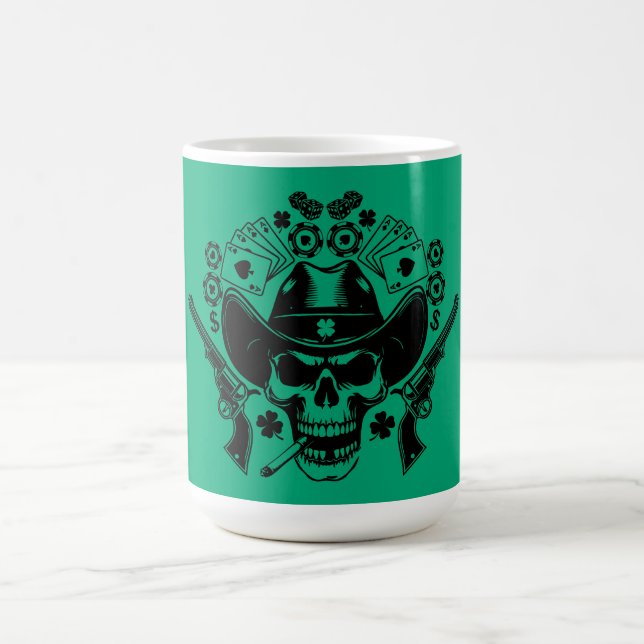 Mug Magic Lucky Poker Skull (Centre)