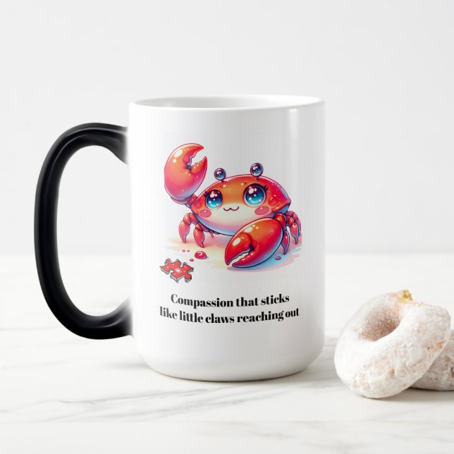Mug Magic L'unicité de l'autisme (Avec donut)