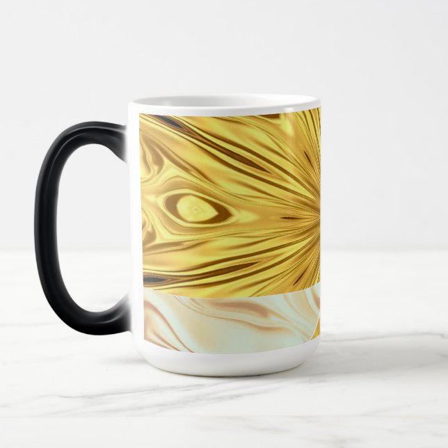 Mug Magic Luxury Daily Ritual: Gilded Zenith Opulent Swirl D (Gauche)