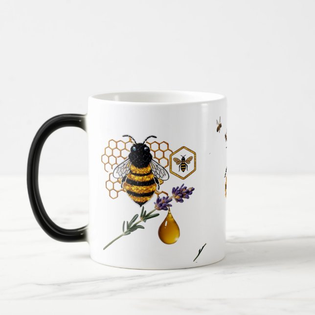 Mug Magic Luxury Textural Bee Lavender Honey Droplet (Gauche)