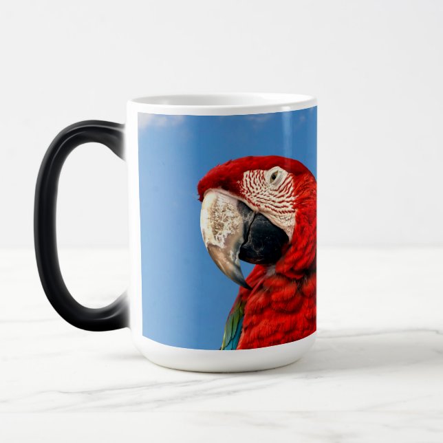 Mug Magic Macaw bleu et jaune et macaw Scarlet (Gauche)
