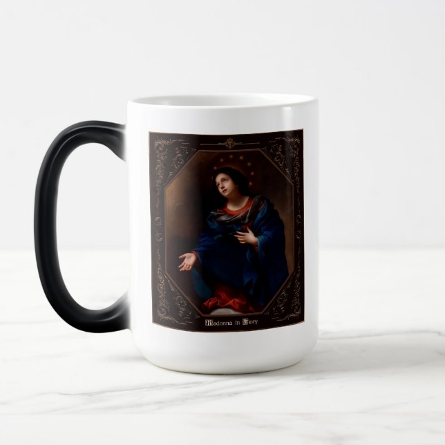 Mug Magic Madonna en gloire par Carlo Dolci (Gauche)