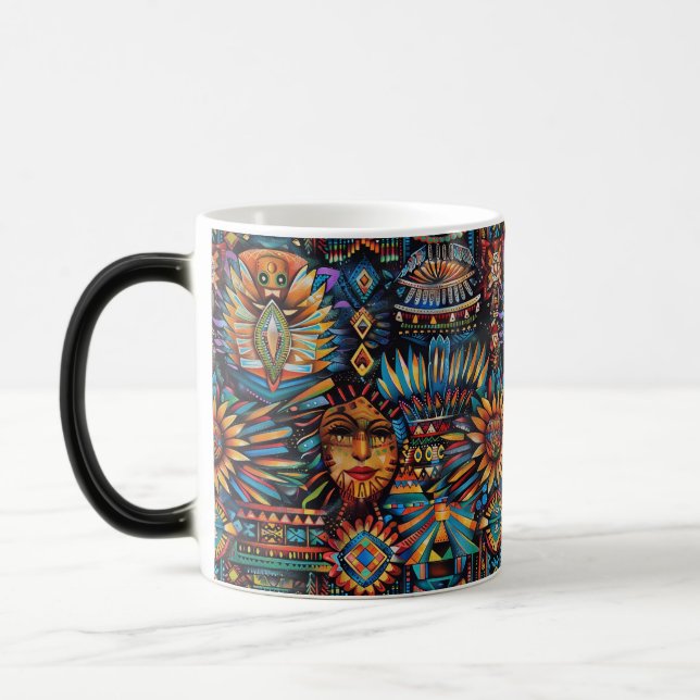 Mug Magic Magi captivant "Tapisserie pré-colombienne" (Gauche)