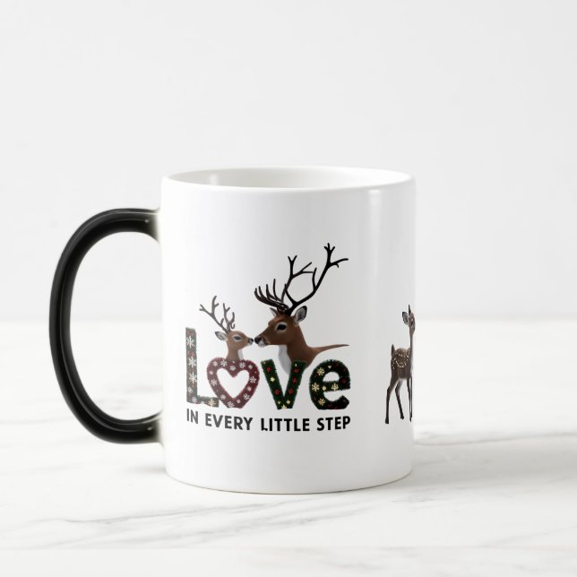 Mug Magic Magic Reindeer Knitted Boot "Love in Every Little  (Gauche)