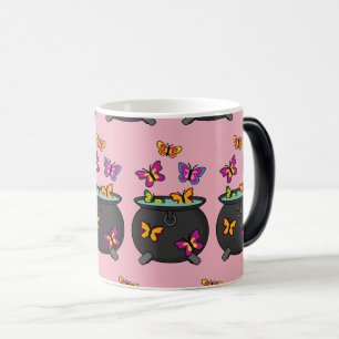 Mug Magic Magical Butterflies from a cauldron
