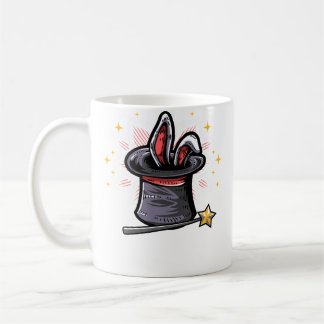 Mug Magic Magician Hat Rabbit In A Hat Magic Wand