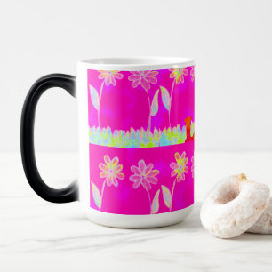 Mug Magic Magnifique citation de texte de flore colorée incr