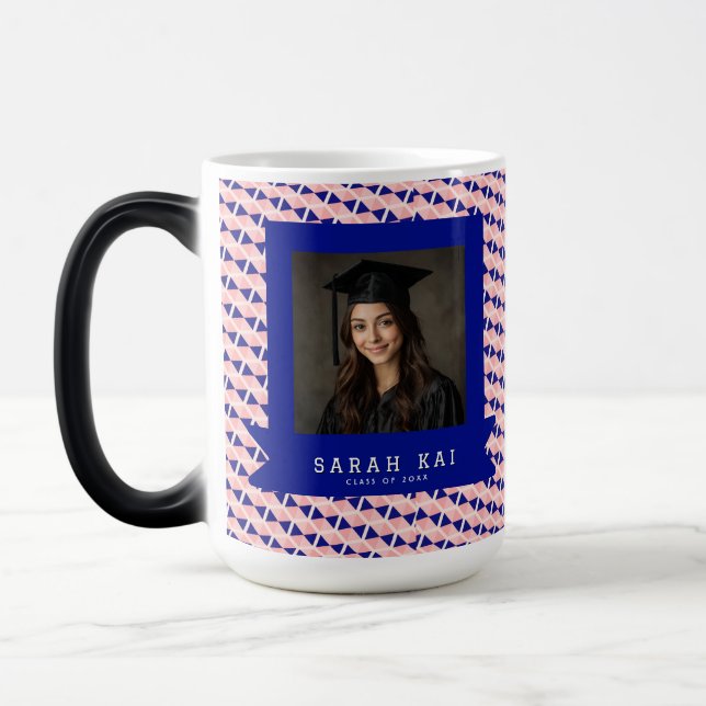 Mug Magic Magnifique motif en nid d'abeille Phd Grad (Gauche)