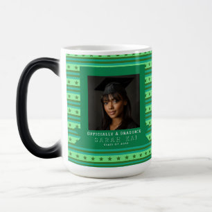Mug Magic Magnifique motif rayé Petit-fils Diplômé