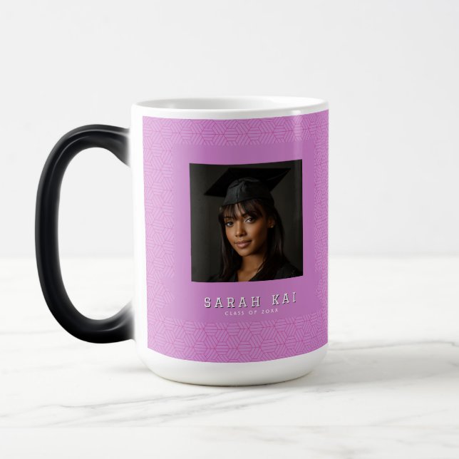 Mug Magic Maîtres de motif hexagonal mignon Grad (Gauche)