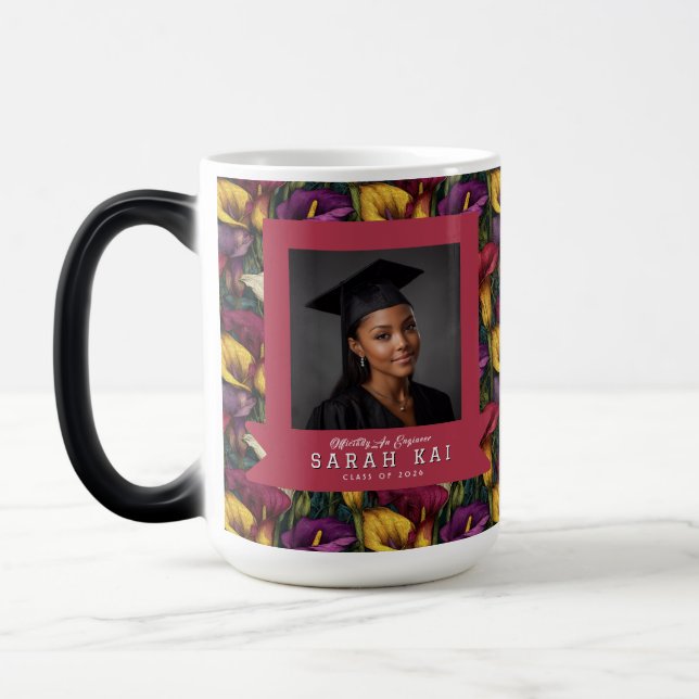 Mug Magic Maîtres de motifs de callas uniques  (Gauche)