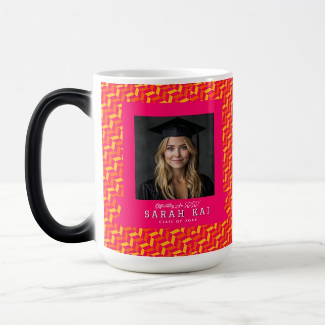 Mug Magic Maîtres d'impression zigzag colorés Grad (Gauche)