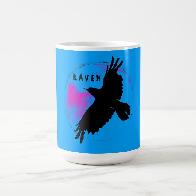 Mug Magic Majestueux Corbeau et Lune Bleue (Centre)