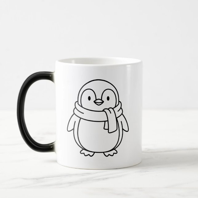 Mug Magic Manchot froid mais mignon (Gauche)