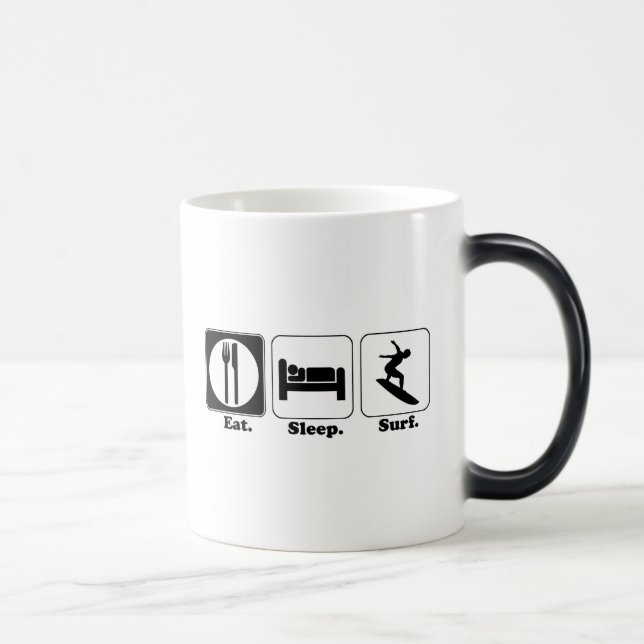 Mug Magic manger surf de sommeil (Droite)