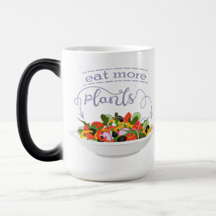 Mug Magic Mangez plus de plantes frais motivation salade let