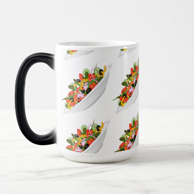 Mug Magic Mangez plus de plantes frais motivation salade let (Gauche)