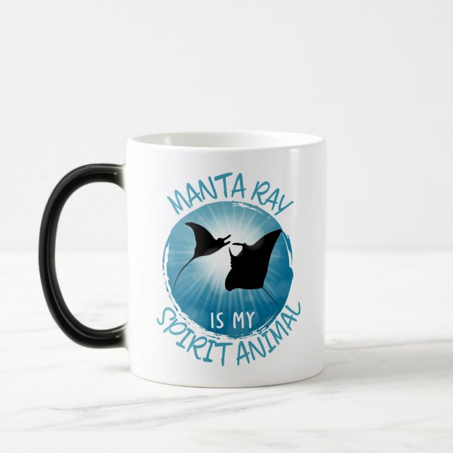 Mug Magic Manta Ray est mon esprit animal (Gauche)