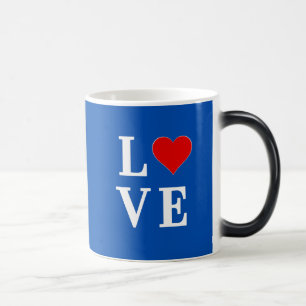 Mug Magic Marine Bleu AMOUR Rétro élégant