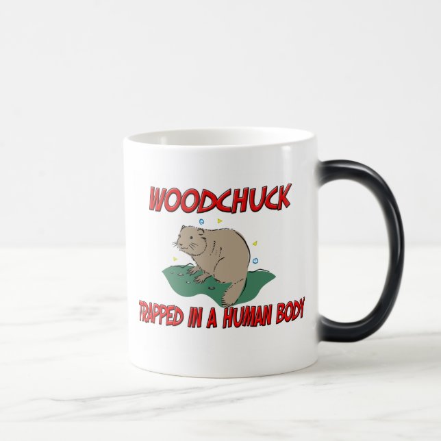 Mug Magic Marmotte d'Amérique emprisonnée à un corps humain (Droite)