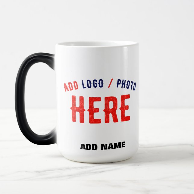 MUG MAGIC MARQUE BLANCHE MODERNE ET PERSONNALISABLE VÉRIFIÉE (Gauche)